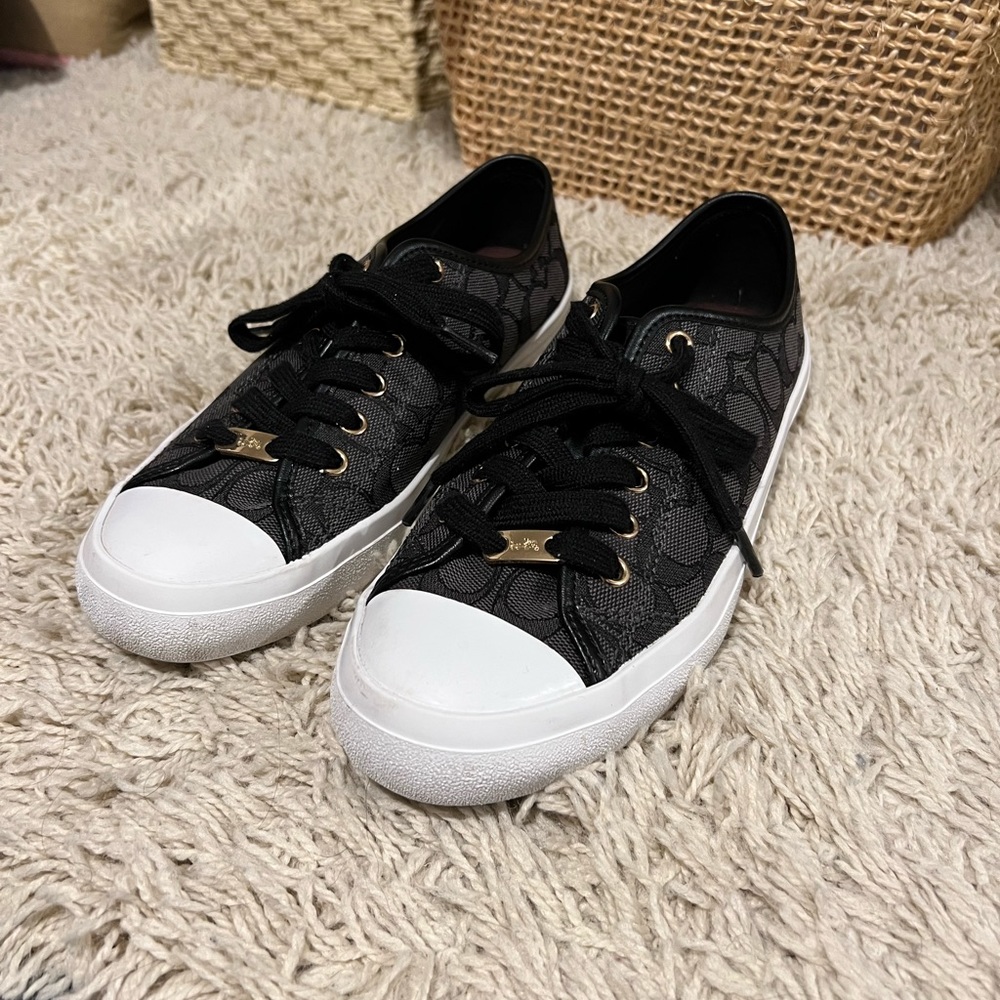 Coach Empire Low Top Logo Sneakers - Picture 7 of 9